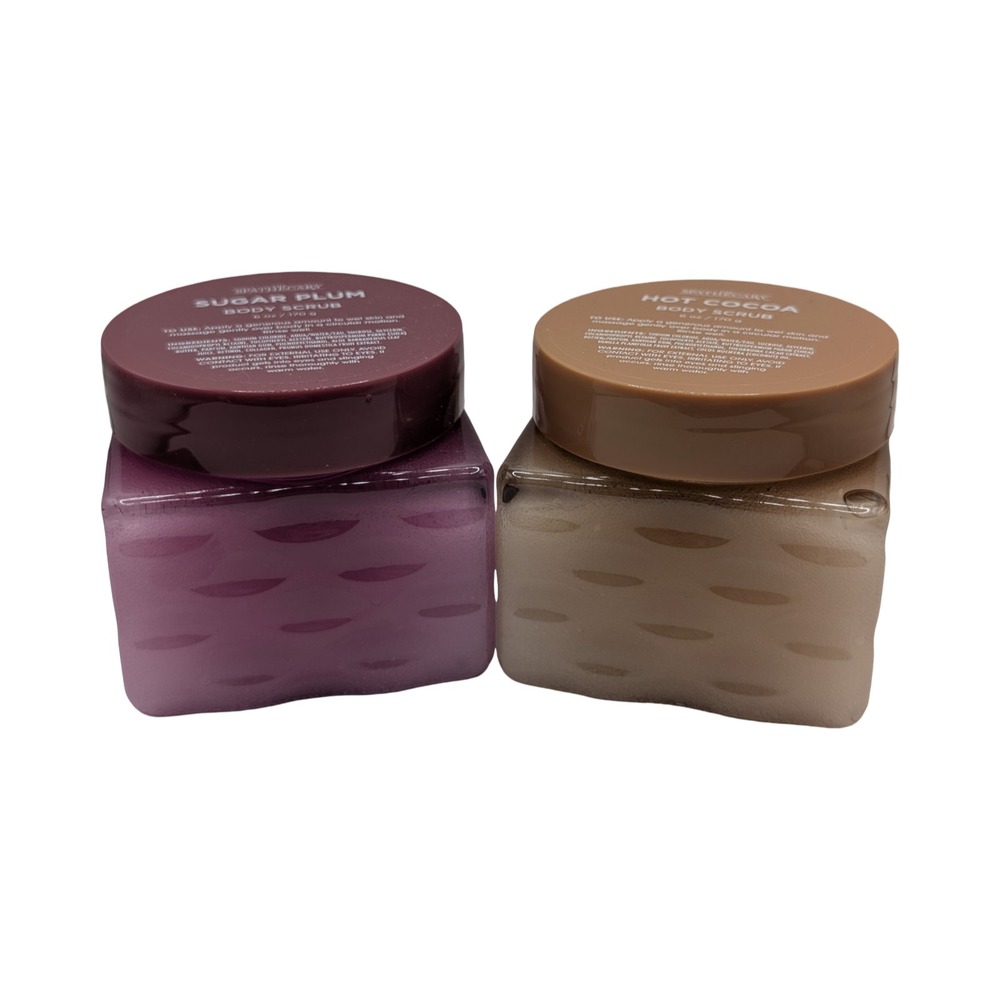 ✨The Spathecary Body Scrub Lot Sugar Plum & Hot Cocoa 6 oz New Sealed ✨